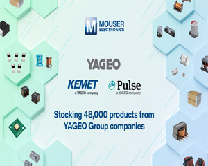 마우저 일렉트로닉스, 수동 부품 글로벌 제조사 YAGEO Group 다양한 제품 공급해